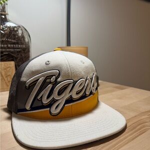 Tigers Cap with Yellow and Gray Accents